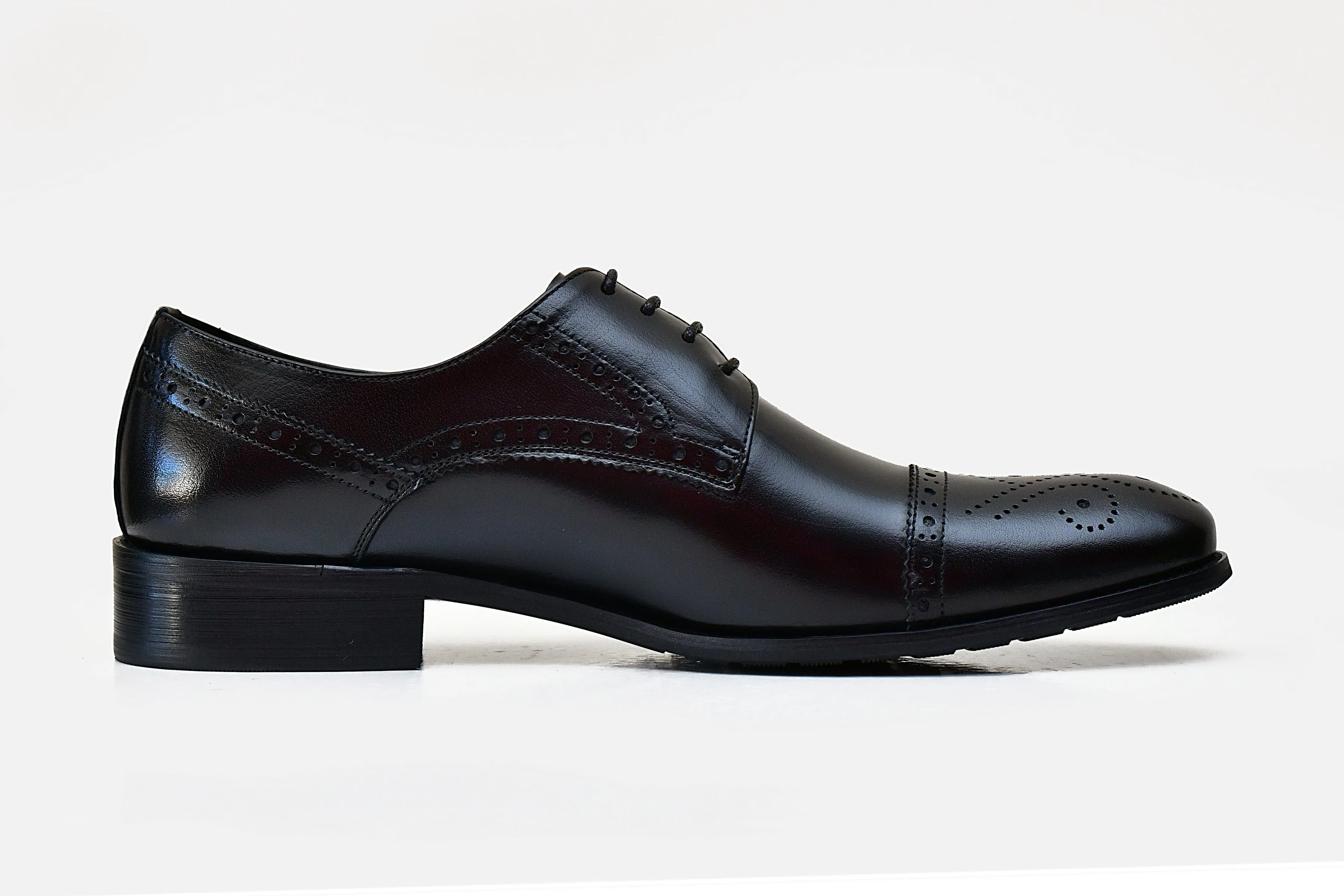 YURINA Black Oxford Shoes